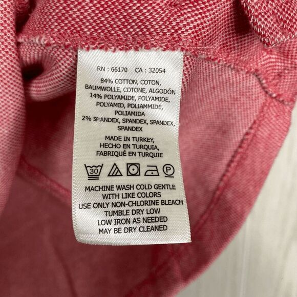 Meadow Rue Anthropologie Tank Top Side Button Women's Red Size Medium Y2K - Picture 4 of 7